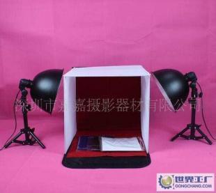 小型攝影棚套裝 40CM簡易柔光棚與廣口攝影燈具，打造高性價比的攝影新體驗